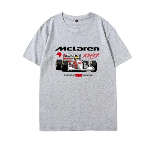 QWZWFC88 Unisex T-Shirt für Mclaren, Schnell trocknend Kurzarm Hochwertiger Stoff T-Shirt Geschenk,Grey-XXL QWZWFC88 Unisex T-Shirt für Mclaren, Schnell trocknend Kurzarm Hochwertiger Stoff T-Shirt Geschenk,Grey-XXL von QWZWFC88
