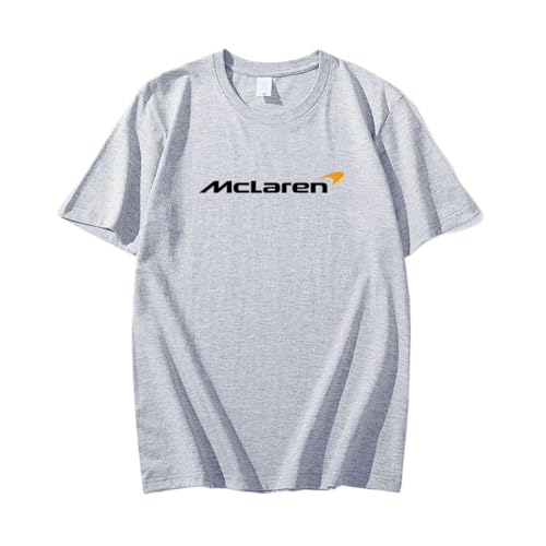 QWZWFC88 Unisex T-Shirt für Mclaren, Schnell trocknend Kurzarm Hochwertiger Stoff T-Shirt Geschenk,Grey-XXXL QWZWFC88 Unisex T-Shirt für Mclaren, Schnell trocknend Kurzarm Hochwertiger Stoff T-Shirt Geschenk,Grey-XXXL von QWZWFC88