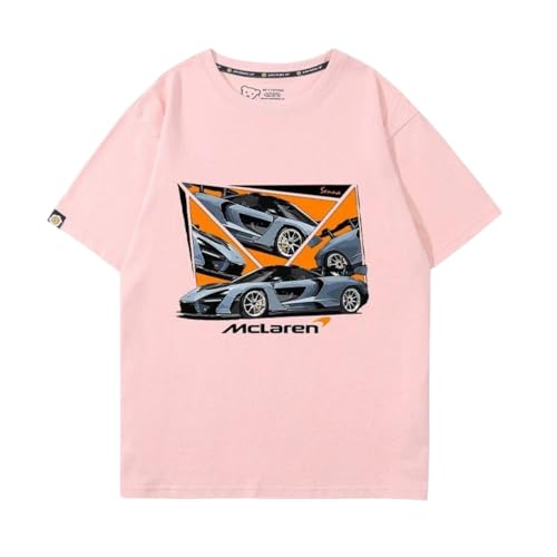 QWZWFC88 Unisex T-Shirt für Mclaren, Schnell trocknend Kurzarm Hochwertiger Stoff T-Shirt Geschenk,Pink-S QWZWFC88 Unisex T-Shirt für Mclaren, Schnell trocknend Kurzarm Hochwertiger Stoff T-Shirt Geschenk,Pink-S von QWZWFC88