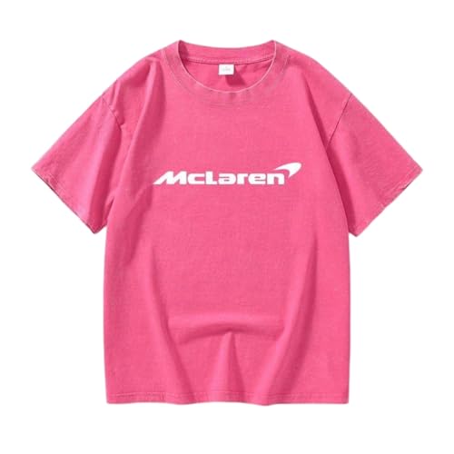 QWZWFC88 Unisex T-Shirt für Mclaren, Schnell trocknend Kurzarm Hochwertiger Stoff T-Shirt Geschenk,Pink-XL QWZWFC88 Unisex T-Shirt für Mclaren, Schnell trocknend Kurzarm Hochwertiger Stoff T-Shirt Geschenk,Pink-XL von QWZWFC88