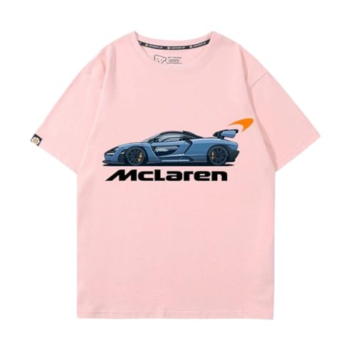 QWZWFC88 Unisex T-Shirt für Mclaren, Schnell trocknend Kurzarm Hochwertiger Stoff T-Shirt Geschenk,Pink-XXXL QWZWFC88 Unisex T-Shirt für Mclaren, Schnell trocknend Kurzarm Hochwertiger Stoff T-Shirt Geschenk,Pink-XXXL von QWZWFC88