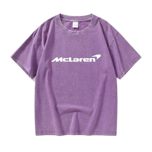 QWZWFC88 Unisex T-Shirt für Mclaren, Schnell trocknend Kurzarm Hochwertiger Stoff T-Shirt Geschenk,Purple-XXL QWZWFC88 Unisex T-Shirt für Mclaren, Schnell trocknend Kurzarm Hochwertiger Stoff T-Shirt Geschenk,Purple-XXL von QWZWFC88