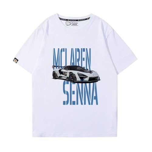 QWZWFC88 Unisex T-Shirt für Mclaren, Schnell trocknend Kurzarm Hochwertiger Stoff T-Shirt Geschenk,White-XXXL QWZWFC88 Unisex T-Shirt für Mclaren, Schnell trocknend Kurzarm Hochwertiger Stoff T-Shirt Geschenk,White-XXXL von QWZWFC88