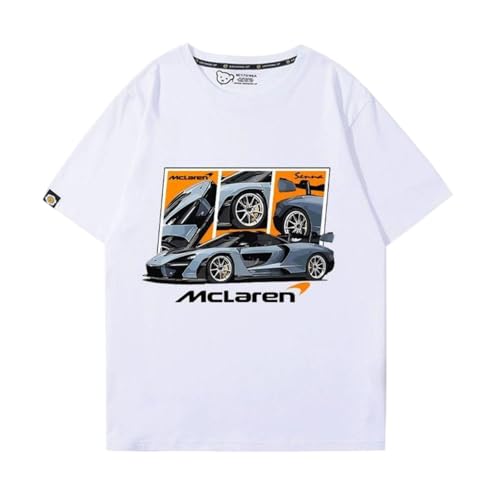 QWZWFC88 Unisex T-Shirt für Mclaren, Schnell trocknend Kurzarm Hochwertiger Stoff T-Shirt Geschenk,White-XXXL QWZWFC88 Unisex T-Shirt für Mclaren, Schnell trocknend Kurzarm Hochwertiger Stoff T-Shirt Geschenk,White-XXXL von QWZWFC88