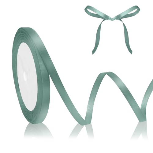 Altgrün Satinband Schleifenband Grün 23m, 6mm Breite, Geschenkband Grün Dekoband Hochzeit, Stoffband für Basteln Halloween Weihnachten Taufe Geburtstag Geschenkverpackung Deko Salbeigrün Seidenband Altgrün Satinband Schleifenband Grün 23m, 6mm Breite, Geschenkband Grün Dekoband Hochzeit, Stoffband für Basteln Halloween Weihnachten Taufe Geburtstag Geschenkverpackung Deko Salbeigrün Seidenband von QWZify