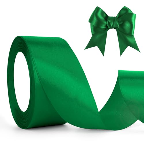 Schleifenband Grün Geschenkband Grün Satinband Grün 4cm 23M Geschenkband Weihnachten Geschenkband Hochzeit, Dekoband Stoffband für Basteln Halloween Geburtstag Geschenkverpackung Seidenband Dunkelgrün Schleifenband Grün Geschenkband Grün Satinband Grün 4cm 23M Geschenkband Weihnachten Geschenkband Hochzeit, Dekoband Stoffband für Basteln Halloween Geburtstag Geschenkverpackung Seidenband Dunkelgrün von QWZify