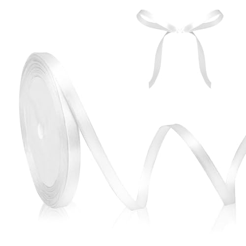 Weiß Geschenkband Schleifenband Weiß 6mm Satinband Weiss Geschenkband Hochzeit 23M Schleifenband Hochzeit Stoffband Dekoband Geschenkbänder für Geschenkverpackung Weihnachten Taufe Basteln Seidenband Weiß Geschenkband Schleifenband Weiß 6mm Satinband Weiss Geschenkband Hochzeit 23M Schleifenband Hochzeit Stoffband Dekoband Geschenkbänder für Geschenkverpackung Weihnachten Taufe Basteln Seidenband von QWZify