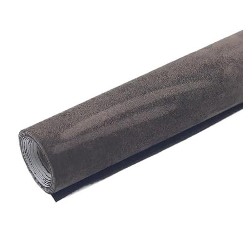 Autohimmelstoff, Dachhimmel Stoff Dachhimmel Stoff for Auto Innenpolster Dekor Reparatur selbstklebende Wildleder Aufkleber Patches(Dark brown,40x300cm) von QXYOGO