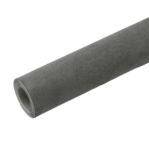 Autohimmelstoff, Dachhimmel Stoff Dachhimmel Stoff for Auto Innenpolster Dekor Reparatur selbstklebende Wildleder Aufkleber Patches(Deep Grey,30x150cm) von QXYOGO