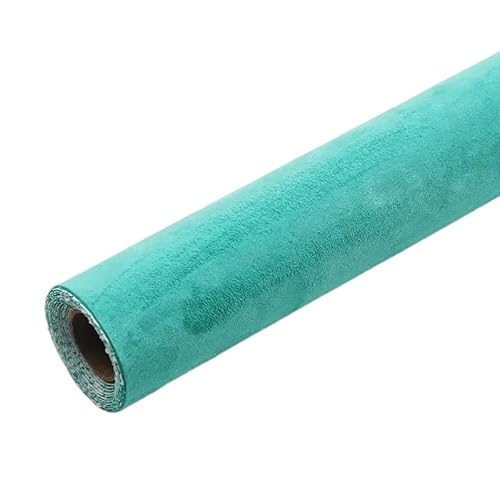 Autohimmelstoff, Dachhimmel Stoff Dachhimmel Stoff for Auto Innenpolster Dekor Reparatur selbstklebende Wildleder Aufkleber Patches(Lake blue,30x300cm) von QXYOGO