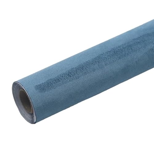 Autohimmelstoff, Dachhimmel Stoff Dachhimmel Stoff for Auto Innenpolster Dekor Reparatur selbstklebende Wildleder Aufkleber Patches(Light blue,30x150cm) von QXYOGO