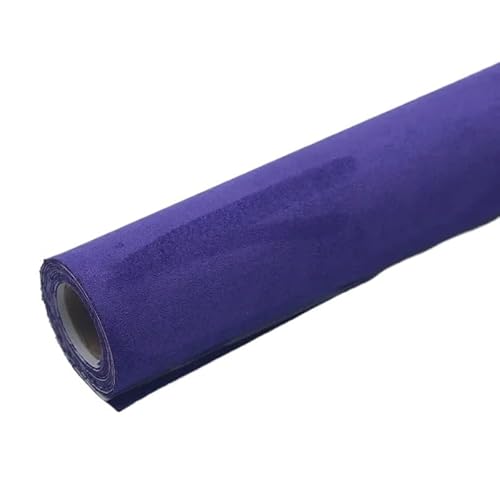 Autohimmelstoff, Dachhimmel Stoff Dachhimmel Stoff for Auto Innenpolster Dekor Reparatur selbstklebende Wildleder Aufkleber Patches(Purple,40x150cm) von QXYOGO