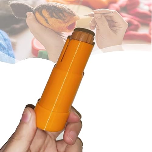 QYDZSHOP Elektrische Filznadelmaschine, Wollfilzwerkzeug, Nadel-Filzmaschine, 1-7 Nadeln, Geschwindigkeit einstellbar, leicht zu wechselnde Nadeln, Motorhub 2 cm, für DIY-Wollmalerei, Filzhandwerk von QYDZSHOP