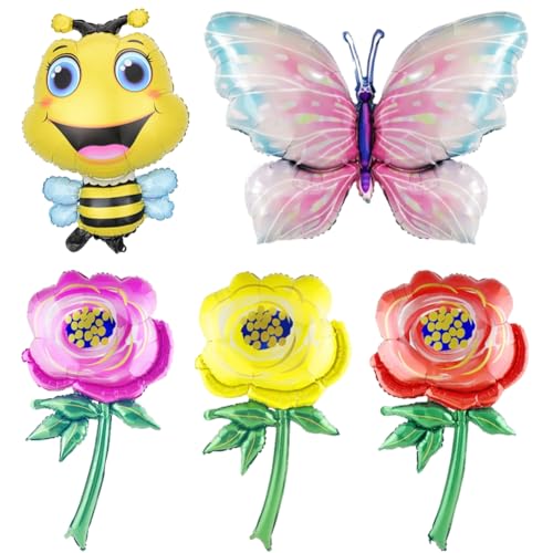 5PCS Schmetterling Deko Geburtstag,Folienballon Schmetterling Luftballons,Blumen Ballon, Schmetterling Luftballon,Luftballon für Geburtstag Party Hochzeit Deko Geburtstag Mädchen Blumen XXL 5PCS Schmetterling Deko Geburtstag,Folienballon Schmetterling Luftballons,Blumen Ballon, Schmetterling Luftballon,Luftballon für Geburtstag Party Hochzeit Deko Geburtstag Mädchen Blumen XXL von QYEHF