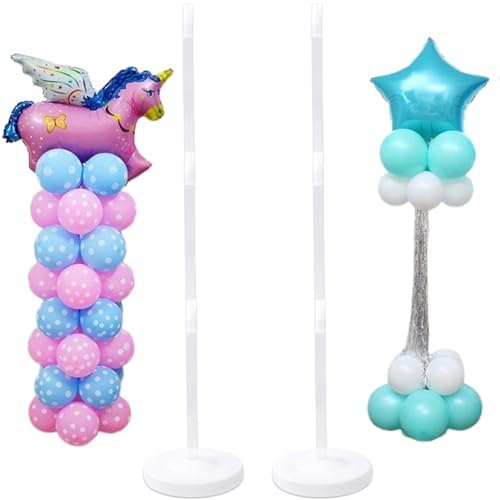 Ballonsäulenständer Kit,Ballon Stand Dekoration Set,2 Stück Sets 90CM Einstellbare Ballonbaum mit,Ballonhalter Wiederverwendbare Set,für Geburtstag Gartenparty Hochzeit Halloween Party Supplies Weihn Ballonsäulenständer Kit,Ballon Stand Dekoration Set,2 Stück Sets 90CM Einstellbare Ballonbaum mit,Ballonhalter Wiederverwendbare Set,für Geburtstag Gartenparty Hochzeit Halloween Party Supplies Weihn von QYEHF