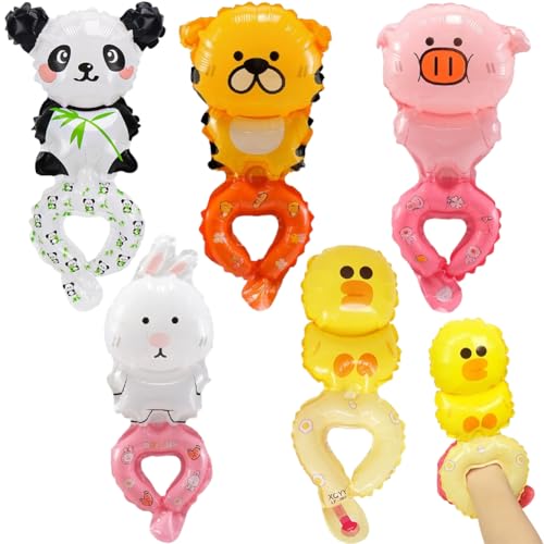 Luftballon Tiere, Handgelenk Luftballons Tiere, 10PCS Tiere Geburtstag, Cartoon-Hand tragende Luftballons und Handgelenk-Ballon,für Zoo Wald Thema Party Geburtstag Party Dekoration Zubehör (Gemischte Luftballon Tiere, Handgelenk Luftballons Tiere, 10PCS Tiere Geburtstag, Cartoon-Hand tragende Luftballons und Handgelenk-Ballon,für Zoo Wald Thema Party Geburtstag Party Dekoration Zubehör (Gemischte von QYEHF