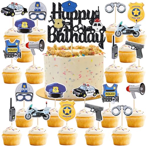 Polizei Kuchen Toppers, Polizei Geburtstag Kuchen Toppers, Polizei Tortendeko Polizei Cupcake Topper, Geburtstagsparty Deko Polizei Polizeiauto Kuchendekoration Jungen Kinder Geburtstag Party Deko,21P Polizei Kuchen Toppers, Polizei Geburtstag Kuchen Toppers, Polizei Tortendeko Polizei Cupcake Topper, Geburtstagsparty Deko Polizei Polizeiauto Kuchendekoration Jungen Kinder Geburtstag Party Deko,21P von QYEHF