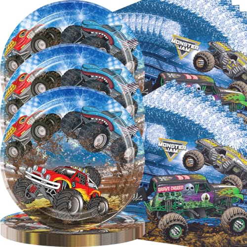Rennauto Partygeschirr Set,40 Stück Autos Pappteller,Racing Geburtstag Party Supplies,Wiederverwendbare Teller Servietten Geburtstag Tischdekoration für 20 Gäste Rennauto Partygeschirr Set,40 Stück Autos Pappteller,Racing Geburtstag Party Supplies,Wiederverwendbare Teller Servietten Geburtstag Tischdekoration für 20 Gäste von QYEHF