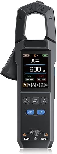 DMC-100 Professionelles Klemm-Multimeter, Gleichstrom, Tester mit Wellenformanzeige und Datenspeicherung, geeignet für verschiedene elektrische Wartungsaufgaben zu Hause oder am Arbeitsplatz DMC-100 Professionelles Klemm-Multimeter, Gleichstrom, Tester mit Wellenformanzeige und Datenspeicherung, geeignet für verschiedene elektrische Wartungsaufgaben zu Hause oder am Arbeitsplatz von QYMDRION