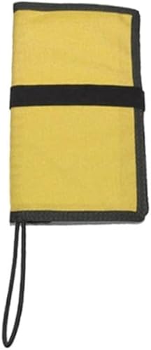 QYMDRION Unterwasser Schreibblock Notizblock, Notizbuch, Tauchnotizbuch, Unterwasser-Notizblock mit Bungee/D-Ring-Befestigung, Umhängeband, Wasserdichtes Papier 20 x 12 x 2 cm (gelb) von QYMDRION