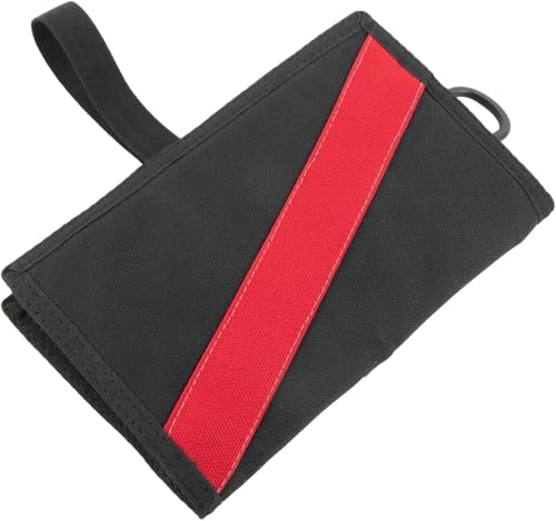 QYMDRION Unterwasser Schreibblock Notizblock, Notizbuch, Tauchnotizbuch, Unterwasser-Notizblock mit Bungee/D-Ring-Befestigung, Umhängeband, Wasserdichtes Papier 20 x 12 x 2 cm (rot) von QYMDRION