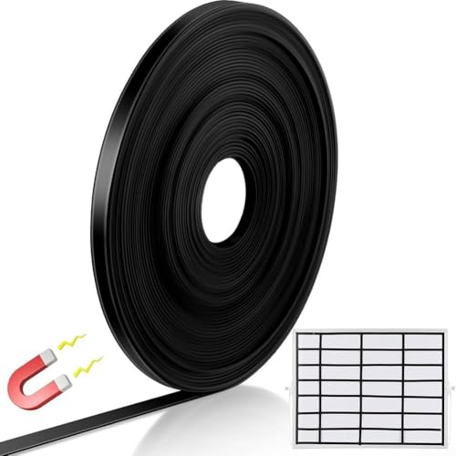 QYMDRION selbstklebendes Klebebandrolle dünne Streifen, Magnettafel-Trennwände, 6 mm Whiteboard Grafikkunst Klebeband, Markierungslinie, Raster-Markierungsband für Büro, Schwarz von QYMDRION