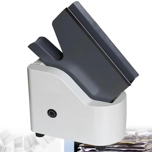 Automatischer Papierrüttler, Desktop-Sortierer mit 50 mm Papierrahmenbreite und Papierrahmen mit Führungsecken, fasst 500 Blatt A4-Papier, 3 Sekunden for Ausrichten, for Kopierer und Drucker(Electrost von QYOEGSQ