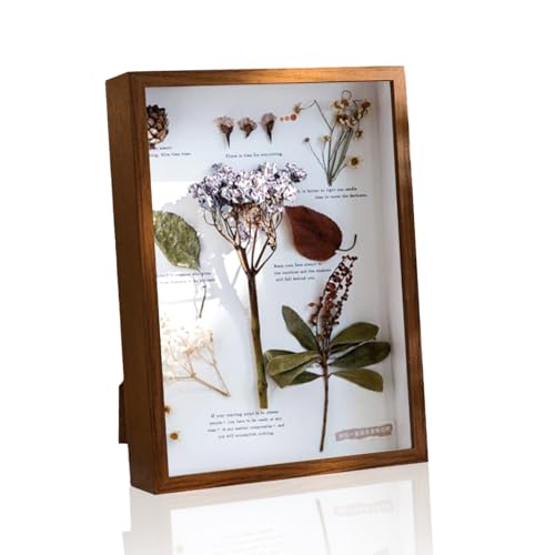 3D Bilderrahmen zum Befüllen, 20x25cm Objektrahmen Bilderrahmen Tief mit Transparente Glas Tiefer Bilderrahmen 3D Rahmen Hölzern für DIY Kunstwerke Foto Trockenblumen 3D Bilderrahmen zum Befüllen, 20x25cm Objektrahmen Bilderrahmen Tief mit Transparente Glas Tiefer Bilderrahmen 3D Rahmen Hölzern für DIY Kunstwerke Foto Trockenblumen von QYRDBGY