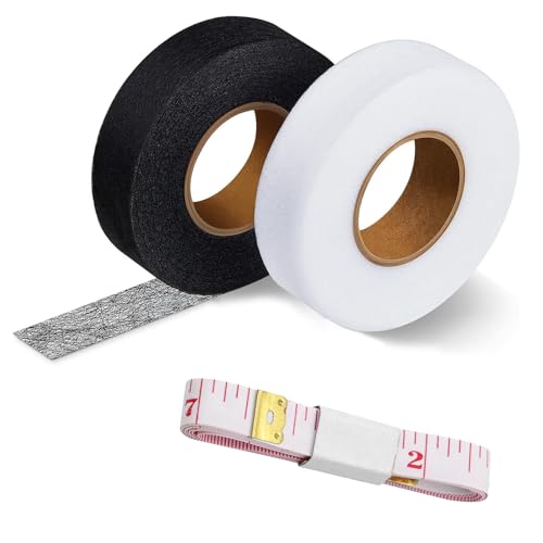 QYRDBGY 2 Stück Saumband zum Aufbügeln Waschfest, 73m*20mm Bügelband mit Maßband Körper Saumband Selbstklebend Nahtband Klebeband zum Aufbügeln für Kleidung Vorhänge QYRDBGY 2 Stück Saumband zum Aufbügeln Waschfest, 73m*20mm Bügelband mit Maßband Körper Saumband Selbstklebend Nahtband Klebeband zum Aufbügeln für Kleidung Vorhänge von QYRDBGY