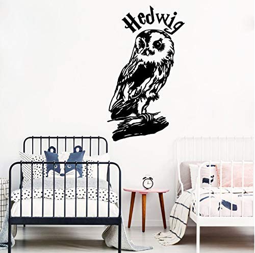 Cartoon Harry Potter Eule Hedwig Baum Wandtattoo Schlafzimmer Baby Kinderzimmer Harry Potter Tier Eule Zweig Wandaufkleber Vinyl Dekoration 75 * 43Cm von QYZNBMJ