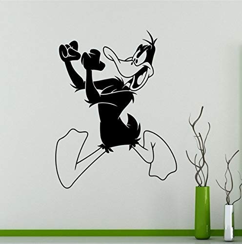 Comicfigur Wandtattoos Daffy Duck Aufkleber Home Interior Aufkleber Haushaltswaren Aufkleber Wand Kinderzimmer Aufkleber 58 X 76 Cm von QYZNBMJ