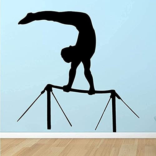 Selbstklebende Wandsticker Gymnastik Muster Wandsticker Kinderzimmer Dekoration 56*56Cm von QYZNBMJ