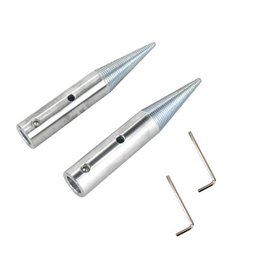 QZATACAEN 1/2" (12.7mm) pindeladapter rechts und links für Tischschleifer Polierscheiben Schleifmaschinen Gewindespindel Adapter von QZATACAEN