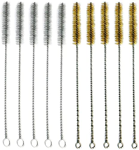 2. 9 cm Rohrreinigungsbürste Stahl Messingdrahtsatz for Flasche und Schweißen Schlacke Rostentfernung Werkzeug(Copper and Steel) von QZCX