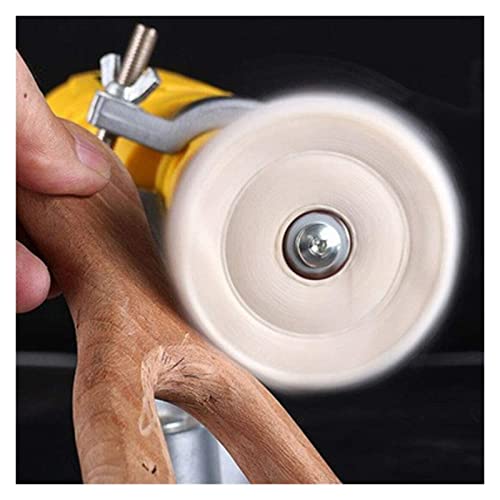 Buffing-Räder for Tischmühle Metall Glas Holzprodukte Polieren Weiß & Gelb Schmuck rotierende Werkzeuge(3 inch Yellow) von QZCX