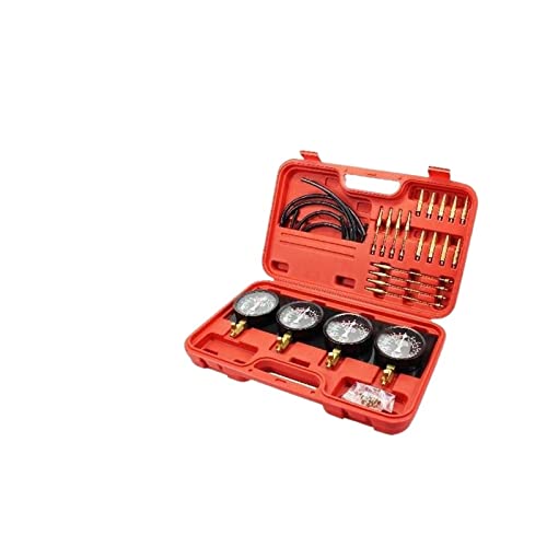 Kraftstoff-Vakuum-Vergaser-Synchronisierer Carb Tools Sync 4-Messgerät-Set mit Gummischlauch-Vakuum-Balancer-Meter-Kit for Motorräder von QZCX
