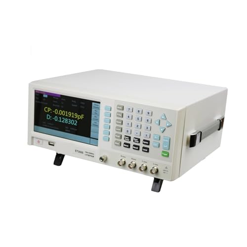 LCR Meter, 10Hz-1MHZ LCR Tisch Digitale Brücke Desktop LCR Tester Meter Kapazität Widerstand Impedanz Induktivität Messen(ET3502) von QZCX