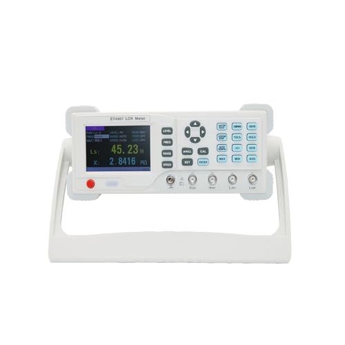 LCR Meter, ET4401 ET4410 LCR Tisch Digital Brid Tester Desktop LCR Meter Kapazität Widerstand Impedanz Induktivität Messen Meter(ET4401) von QZCX