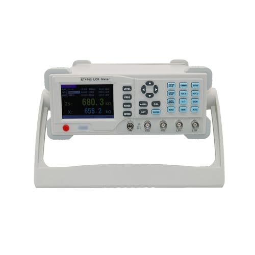 LCR Meter, ET4401 ET4410 LCR Tisch Digital Brid Tester Desktop LCR Meter Kapazität Widerstand Impedanz Induktivität Messen Meter(ET4402) von QZCX