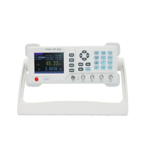 LCR Meter, LCR Tisch Digital Bridge Tester Desktop LCR Meter Kapazität Widerstand Impedanz Induktivität Messen Meter(ET4401) von QZCX