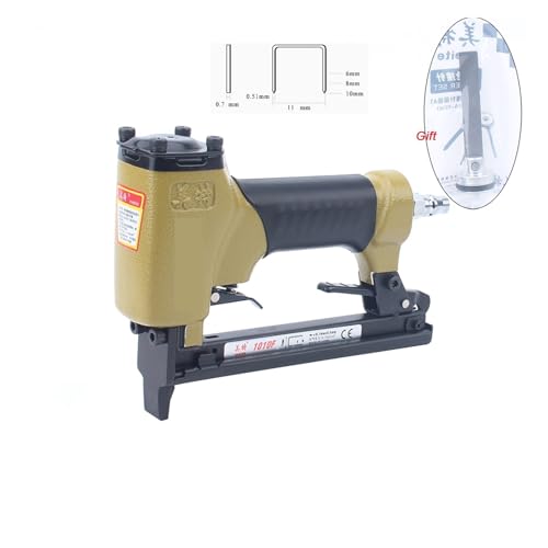 Nagler, 1010F Pneumatischer Lufttacker Nagelpistole Werkzeuge U-Typ 23GA Nagler, 1010F Pneumatischer Lufttacker Nagelpistole Werkzeuge U-Typ 23GA von QZCX
