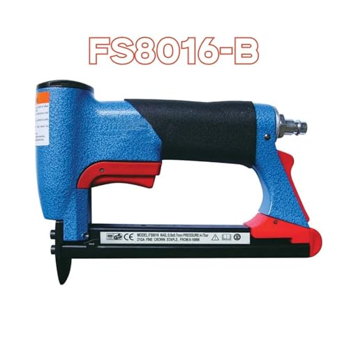 Nagler, 8016 Air Stapler Gun Long Nose Fine Wire BEA Type Gas Nailer Pneumatic U-type Pneumatic Strip Nail Gun Staple Woodworking Tool(FS8016-B) von QZCX