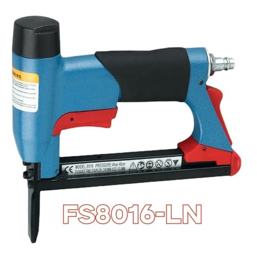 Nagler, 8016 Air Stapler Gun Long Nose Fine Wire BEA Type Gas Nailer Pneumatic U-type Pneumatic Strip Nail Gun Staple Woodworking Tool(FS8016-LN) von QZCX
