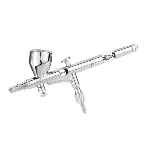 Nagler, Multifunktionales Airbrush-Set, Dual-Action-Spritzpistole for Kunst, Malerei, Tattoo, Maniküre, Sprühmodell, Airbrush-Nagelwerkzeug von QZCX