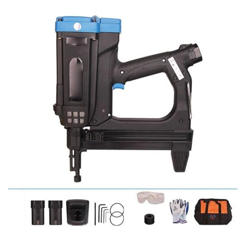 Nagler, Pneumatic Nail Gun Recharable Lithium Battery Nail Gun Wood Working Steel Nailer Stapler Electric Nail Gun(Package2) von QZCX