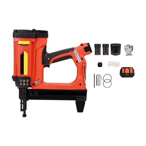 Nagler, Pneumatic Nail Gun Recharable Lithium Battery Nail Gun Wood Working Steel Nailer Stapler Electric Nail Gun(Package3) von QZCX