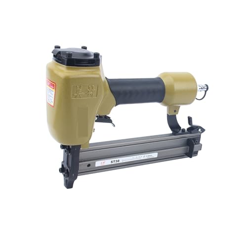 Nagler, ST38 Professionelle pneumatische Nagelpistole, Lufttackerpistole, pneumatische Naglerpistole, 15–38 mm, for Kabelkanäle/Beton Nagler, ST38 Professionelle pneumatische Nagelpistole, Lufttackerpistole, pneumatische Naglerpistole, 15–38 mm, for Kabelkanäle/Beton von QZCX