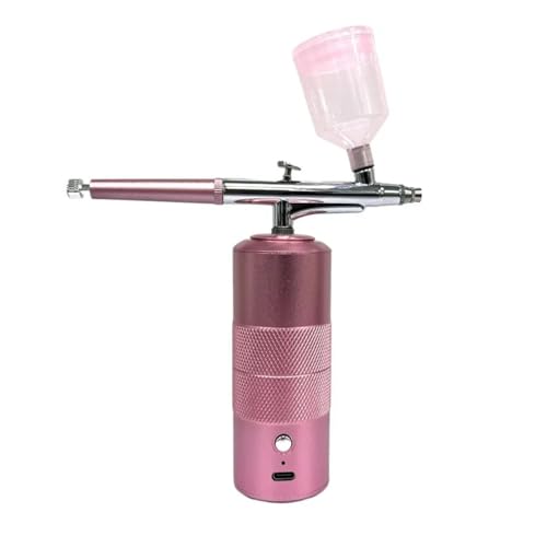 Nagler, Sauerstoff Injektor Nebel Nebel Sprayer Luft Kompressor Kit for Nagel Tattoo Kunst Schönheit Dekoration Farbe Spray Gun Werkzeug(BLUE) von QZCX