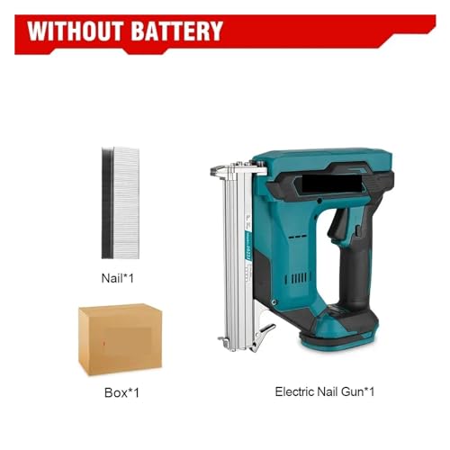 Nagler, Wireless Electric Nail Gun 1022j Nailer Stapler Frame Nailer Tacker Gun Wood Machining Electric Tool For Makita 18V Battery Nagler, Wireless Electric Nail Gun 1022j Nailer Stapler Frame Nailer Tacker Gun Wood Machining Electric Tool For Makita 18V Battery von QZCX