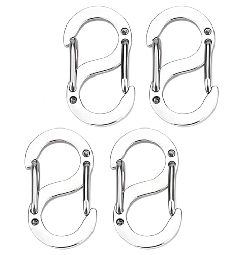 QZKJQDD Mini Schlüsselanhänger (Silber) von QZKJQDD